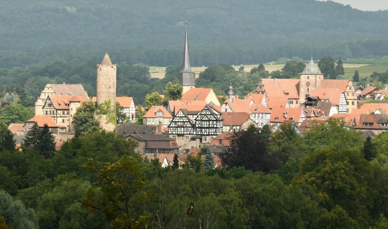 Alte Foersterei - Elegantes Apartment In Der Historischen Hinterburg Schlitz - Nahe Fulda Und Bad Hersfeld Extérieur photo